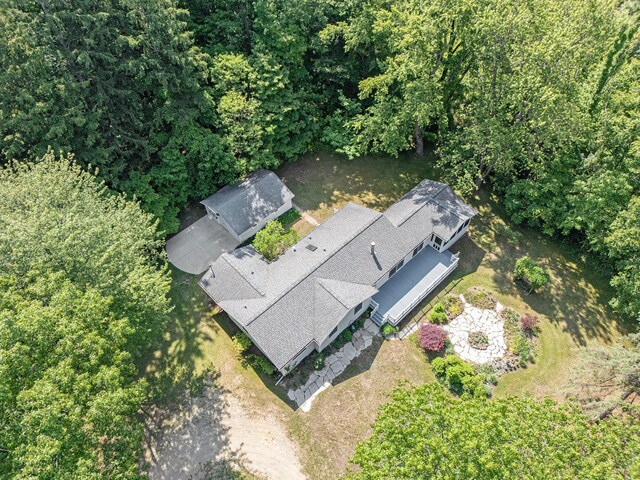 6368 E Lake Ln, Sawyer, MI 49125 - aerial view of property and surrounding area