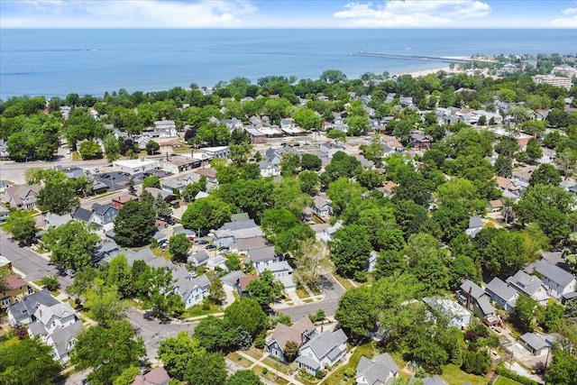 905 Harrison Ave, Saint Joseph, MI 49085 - aerial overview of property's location with nearby suburban area and a nearby body of water