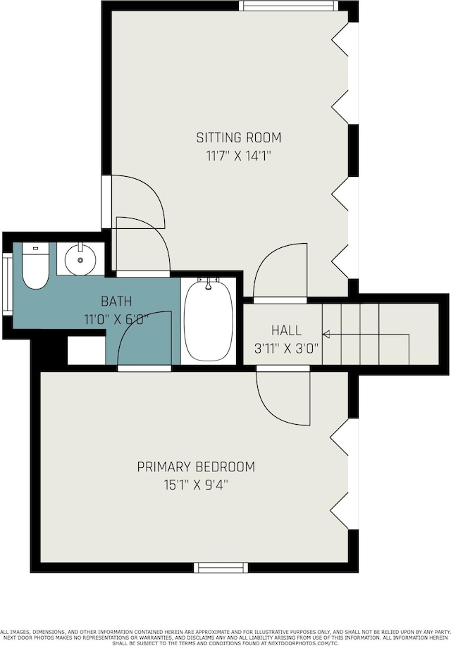 209 Maple St, Three Oaks, MI 49128 - view of floor plan / room layout