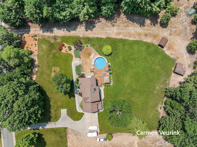 1723 S Sullivan Rd, Ravenna, MI 49451 - bird's eye view of a pool area