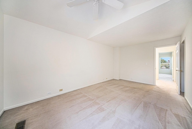 3350 Breckland Ct, Ann Arbor, MI 48108 - spare room with light carpet and ceiling fan