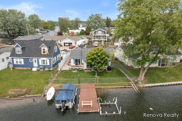 4278 W Joy Rd, Shelbyville, MI 49344 - aerial perspective of suburban area featuring a nearby body of water