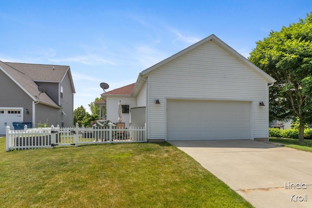 195 Liberty St NW, Sparta, MI 49345 - view of front of house featuring an attached garage
