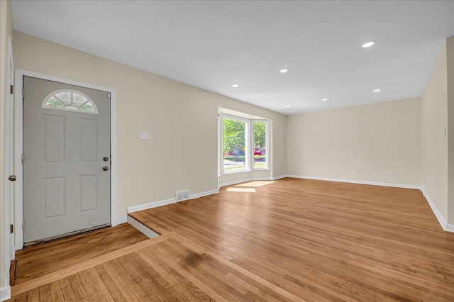 20232 Braile St, Detroit, MI 48219 - entryway featuring light wood finished floors and recessed lighting