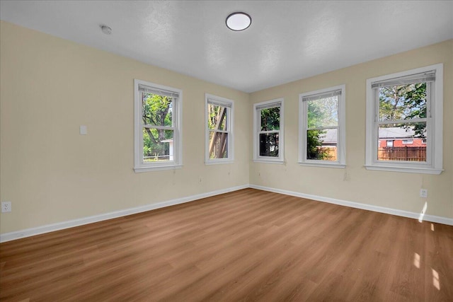 20232 Braile St, Detroit, MI 48219 - empty room with wood finished floors, plenty of natural light, and a smoke detector
