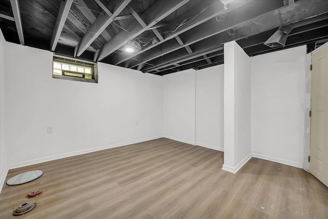 20232 Braile St, Detroit, MI 48219 - basement featuring wood finished floors and baseboards