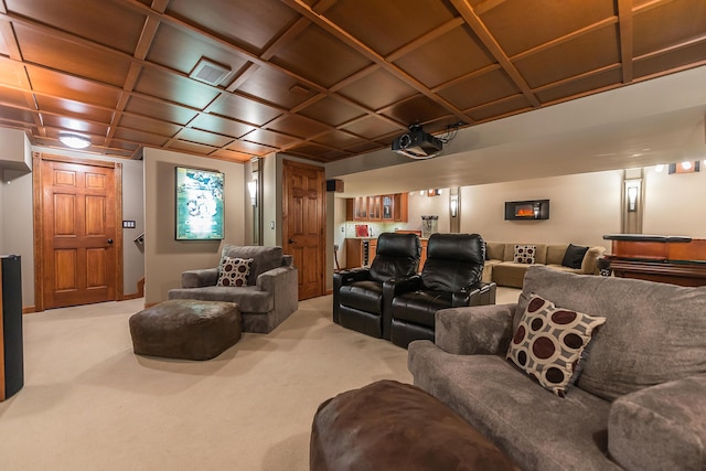 3185 Shadberry Ct, Saline, MI 48176 - cinema with carpet flooring