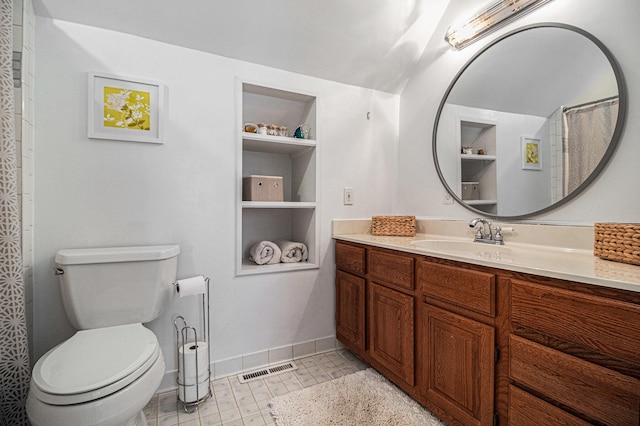 1775 Franklin Ct S, Ann Arbor, MI 48103 - full bath with vanity, built in features, and tile patterned floors