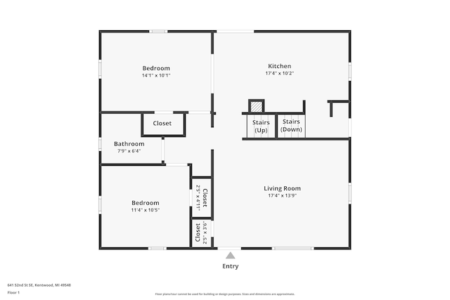641 52nd St SE, Grand Rapids, MI 49548 - view of room layout