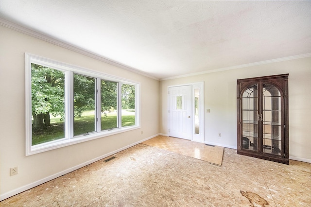 6990 Kennedy Rd, Munith, MI 49259 - entrance foyer with ornamental molding