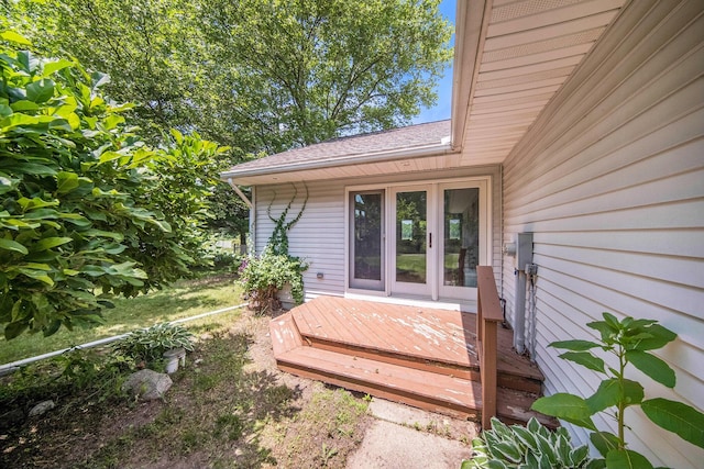6990 Kennedy Rd, Munith, MI 49259 - view of wooden deck