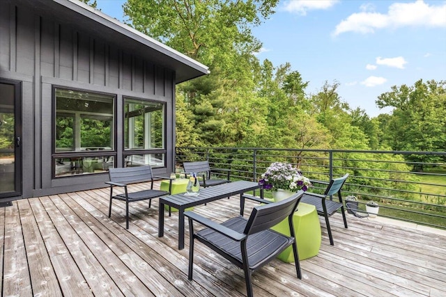 16128 Walnut Ct, Three Oaks, MI 49128 - view of wooden terrace