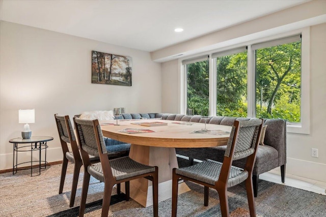 16128 Walnut Ct, Three Oaks, MI 49128 - dining space with baseboards and recessed lighting