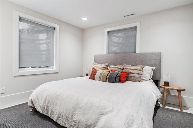 16128 Walnut Ct, Three Oaks, MI 49128 - carpeted bedroom featuring recessed lighting and baseboards