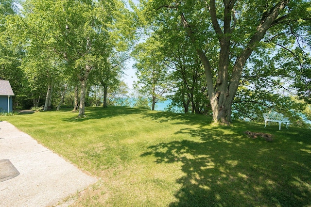 2821 Lakeshore Rd, Lexington, MI 48450 - view of green lawn