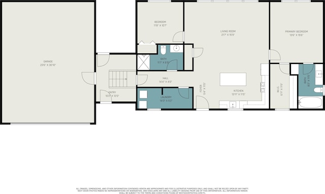 2480 S 148th Ave, Hesperia, MI 49421 - view of property floor plan
