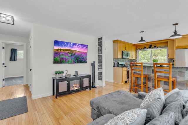 2200 Lindsey Rd, Jackson, MI 49201 - living room with light wood-type flooring