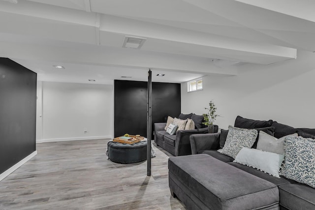2200 Lindsey Rd, Jackson, MI 49201 - living area with light wood-style floors and recessed lighting