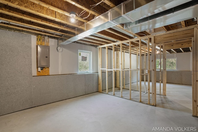 6322 Sheldon Dr, Hudsonville, MI 49426 - basement featuring electric panel and plenty of natural light