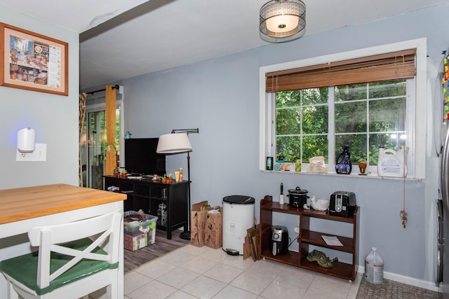 724 Garland Cir Unit D, Kalamazoo, MI 49008 - living room with light tile patterned floors