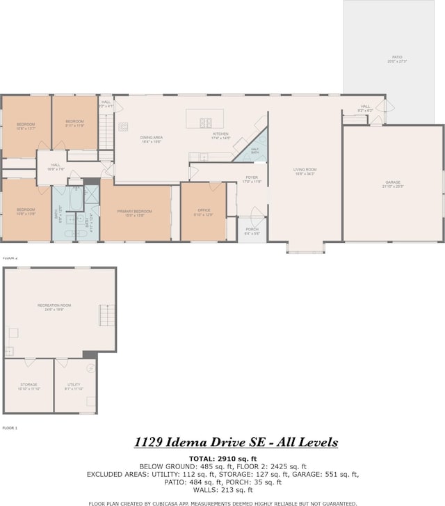 1129 Idema Dr SE, Grand Rapids, MI 49506 - view of home floor plan
