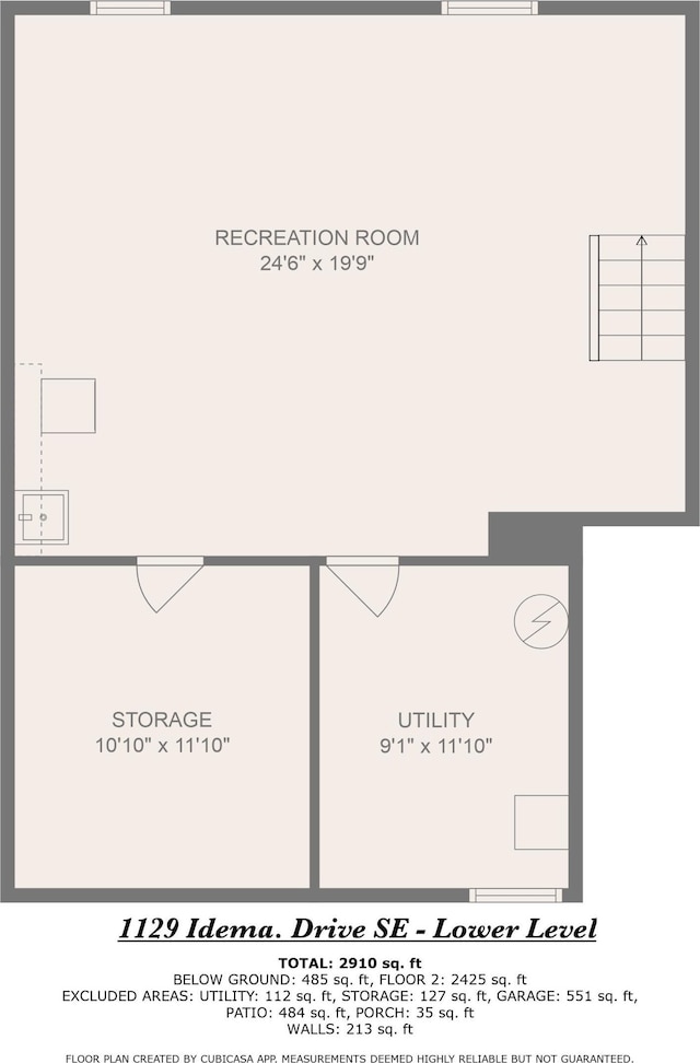 1129 Idema Dr SE, Grand Rapids, MI 49506 - view of property floor plan