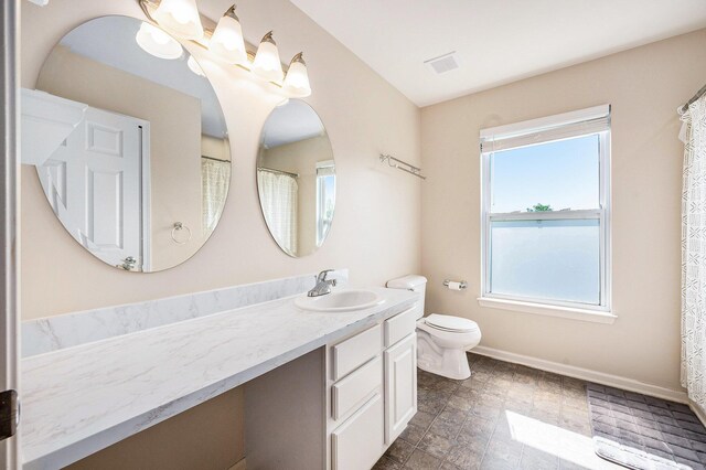 1735 Savannah Ln, Ypsilanti, MI 48198 - bathroom featuring vanity and curtained shower