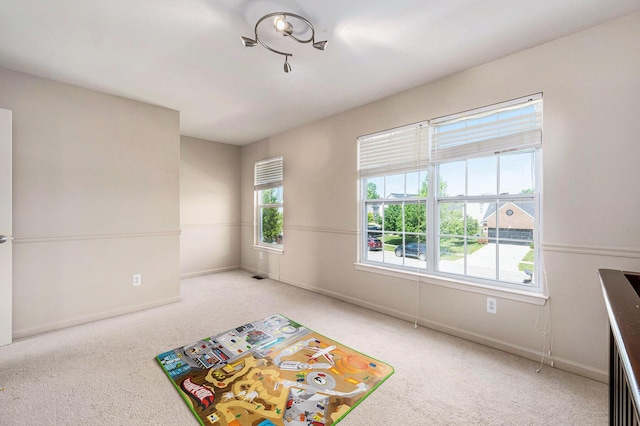 1735 Savannah Ln, Ypsilanti, MI 48198 - rec room with carpet flooring