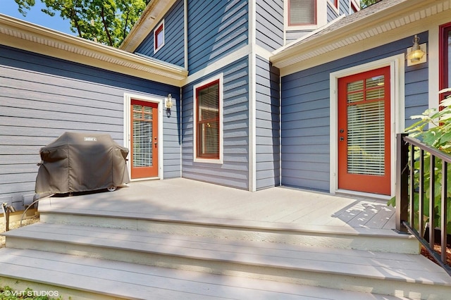 120 S Kenzie St, New Buffalo, MI 49117 - deck with area for grilling