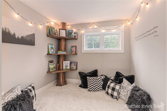 8069 Ella Terrace Ct, Rockford, MI 49341 - living area featuring carpet and baseboards