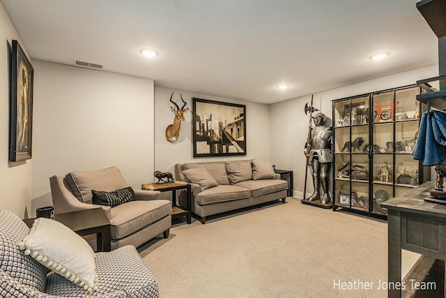 8069 Ella Terrace Ct, Rockford, MI 49341 - living room with carpet flooring and recessed lighting