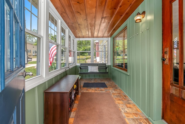 65 Salem St, Hillsdale, MI 49242 - unfurnished sunroom with healthy amount of natural light