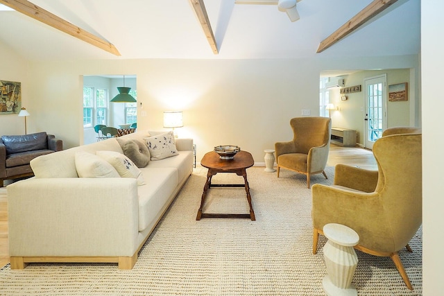 6670 Ravenswood Ave, Sawyer, MI 49125 - living area featuring baseboards and a ceiling fan