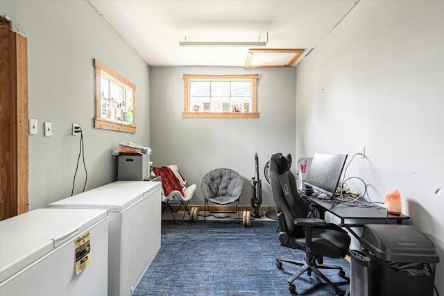 211 W S St, Grand Ledge, MI 48837 - office space with dark colored carpet