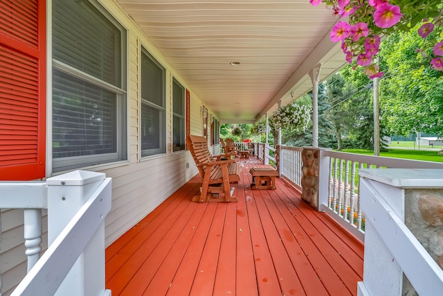 31688 Colon Rd, Colon, MI 49040 - view of wooden porch
