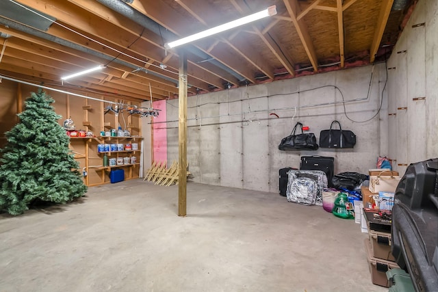 31688 Colon Rd, Colon, MI 49040 - view of unfinished below grade area
