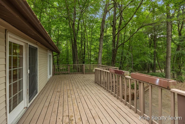 757 E Sidney Rd, Stanton, MI 48888 - view of wooden terrace