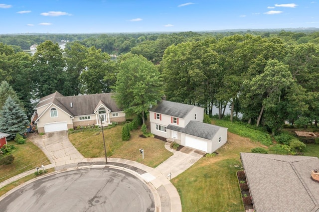 2647 Manitoba Ct NE, Grand Rapids, MI 49525 - bird's eye view of a heavily wooded area