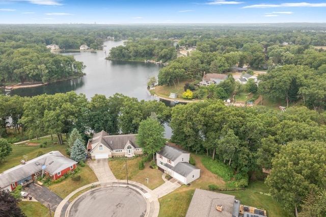 2647 Manitoba Ct NE, Grand Rapids, MI 49525 - aerial overview of property's location featuring a nearby body of water and a heavily wooded area