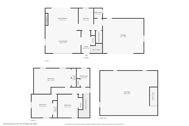2647 Manitoba Ct NE, Grand Rapids, MI 49525 - view of room layout