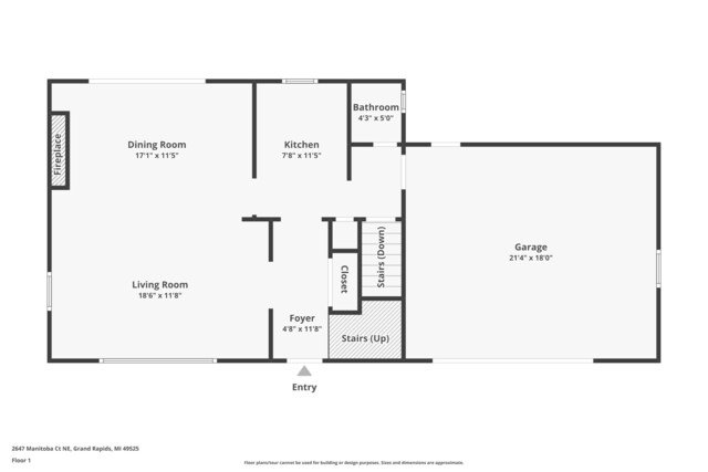 2647 Manitoba Ct NE, Grand Rapids, MI 49525 - view of home floor plan