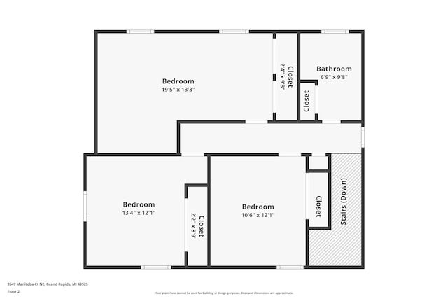 2647 Manitoba Ct NE, Grand Rapids, MI 49525 - view of home floor plan