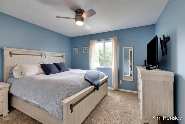 4284 Ives Farm Ln NE, Cedar Springs, MI 49319 - bedroom featuring light carpet and ceiling fan