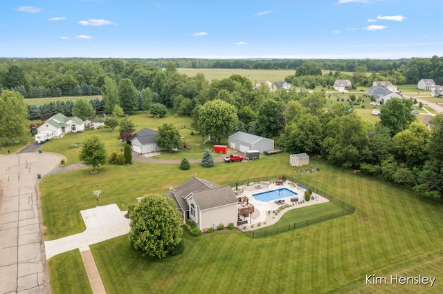 4284 Ives Farm Ln NE, Cedar Springs, MI 49319 - bird's eye view of a pool area