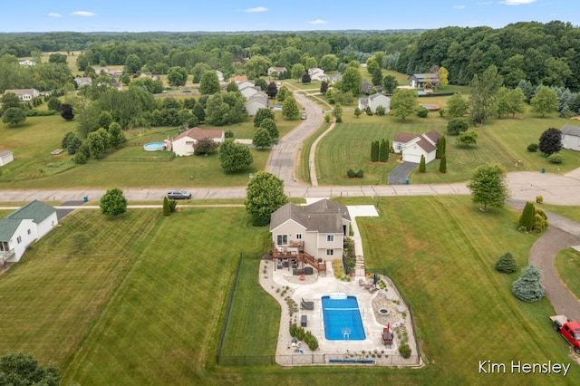 4284 Ives Farm Ln NE, Cedar Springs, MI 49319 - drone / aerial view of a pool
