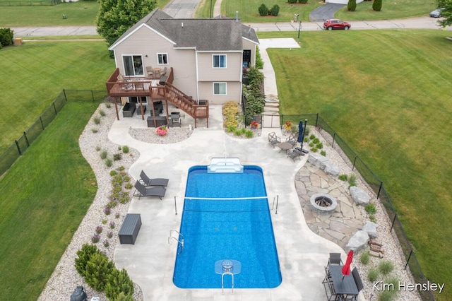 4284 Ives Farm Ln NE, Cedar Springs, MI 49319 - view of subject property featuring a pool
