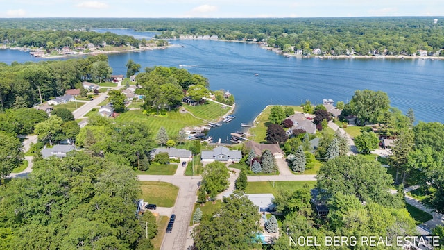 16093 Harbor Point Dr, Spring Lake, MI 49456 - aerial view of property's location with a nearby body of water