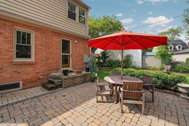 22836 Wellington St, Dearborn, MI 48124 - view of patio / terrace featuring outdoor dining area