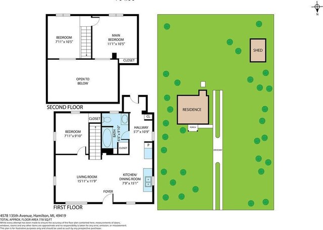4578 135th Ave, Hamilton, MI 49419 - view of room layout