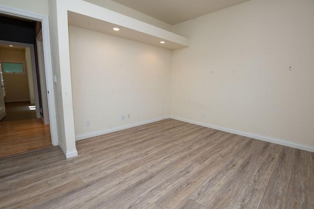 5412 Blackberry Ln, Coloma, MI 49038 - basement featuring light wood finished floors and recessed lighting